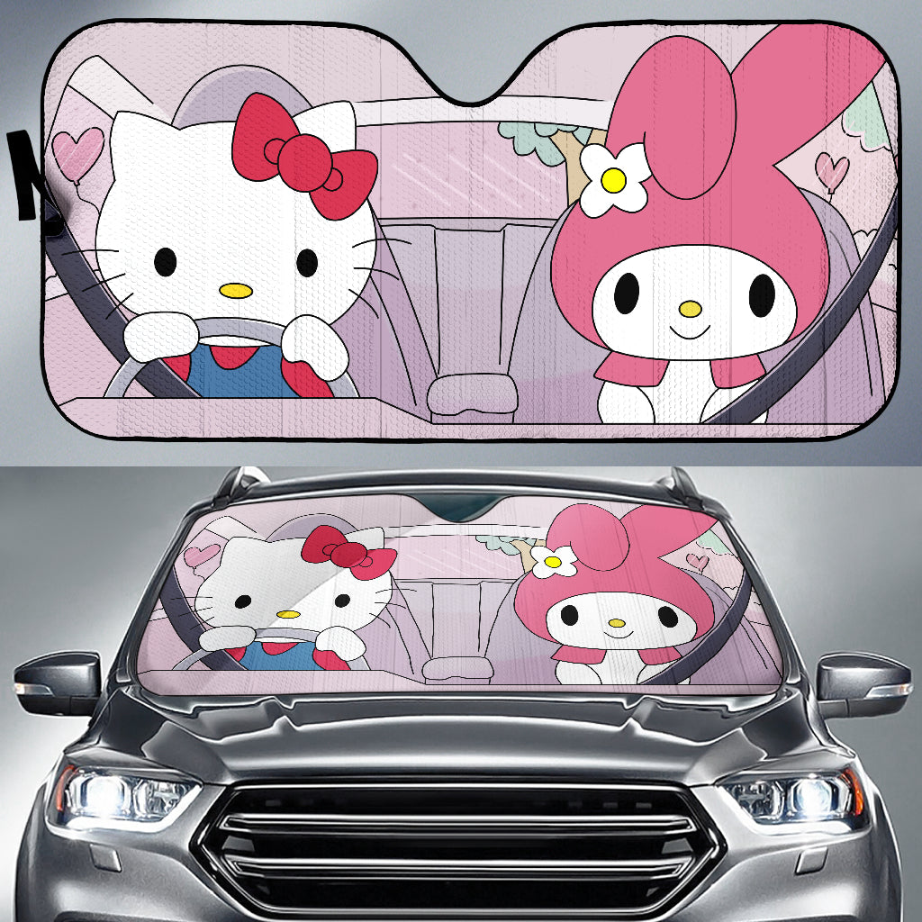 Hello Kitty Diving Car Auto Sunshades Nearkii