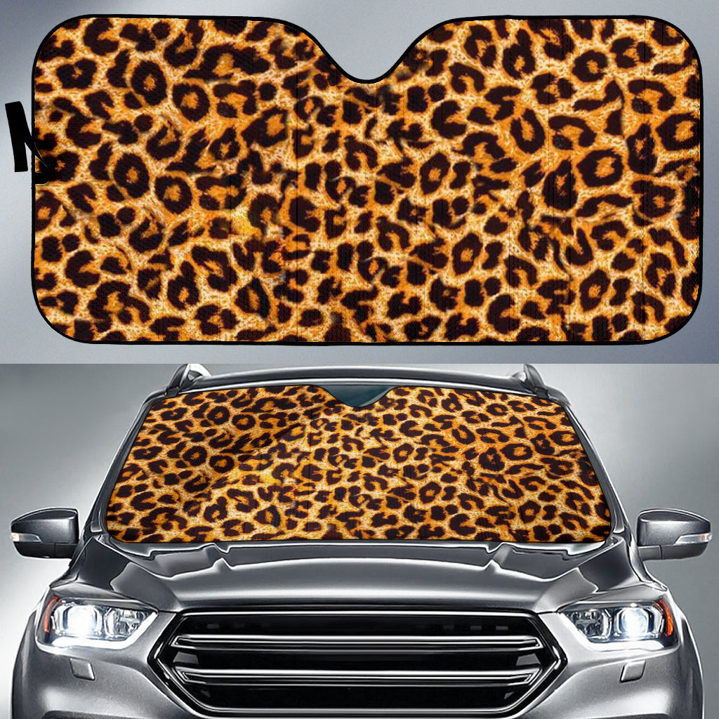 Leopard Pattern Car Auto Sun Shades Windshield Accessories Decor Gift Nearkii