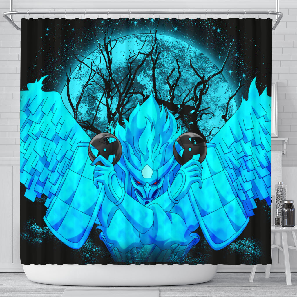 Kakashi Perfect Susano Anime Moonlight Shower Curtain Nearkii