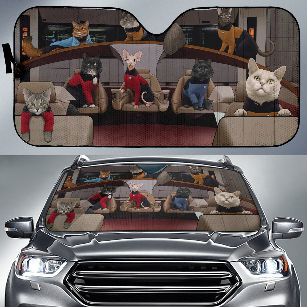 Star Trek Cat Version Car Auto Sunshades Nearkii