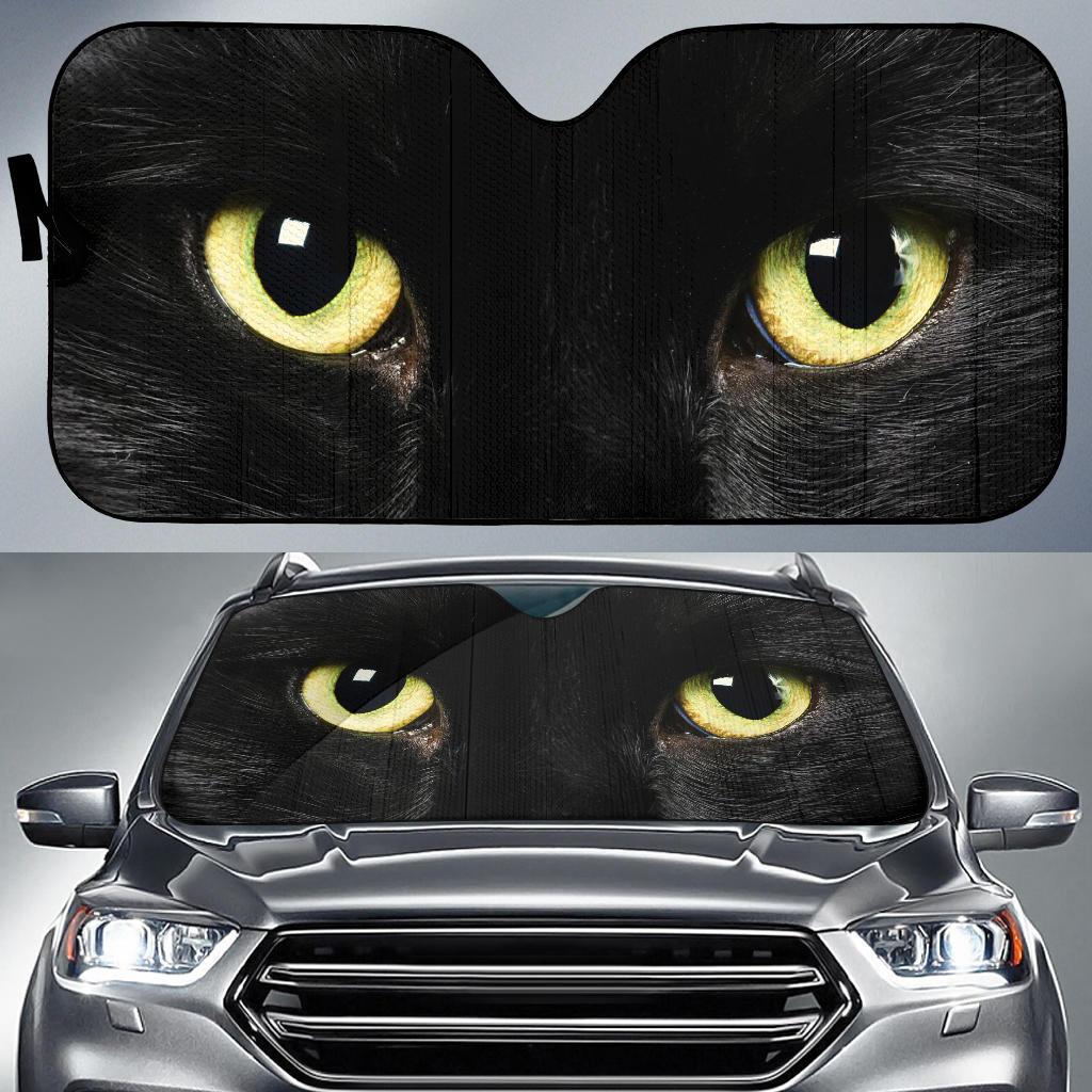 Cat Eyes Auto Sun Shades Windshield Accessories Decor Gift Nearkii