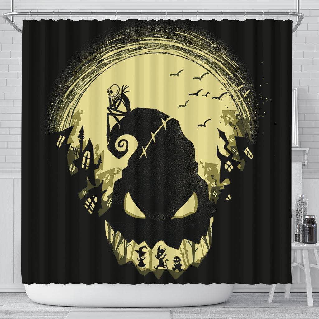 Nightmare Before Christmas Shower Curtain Nearkii