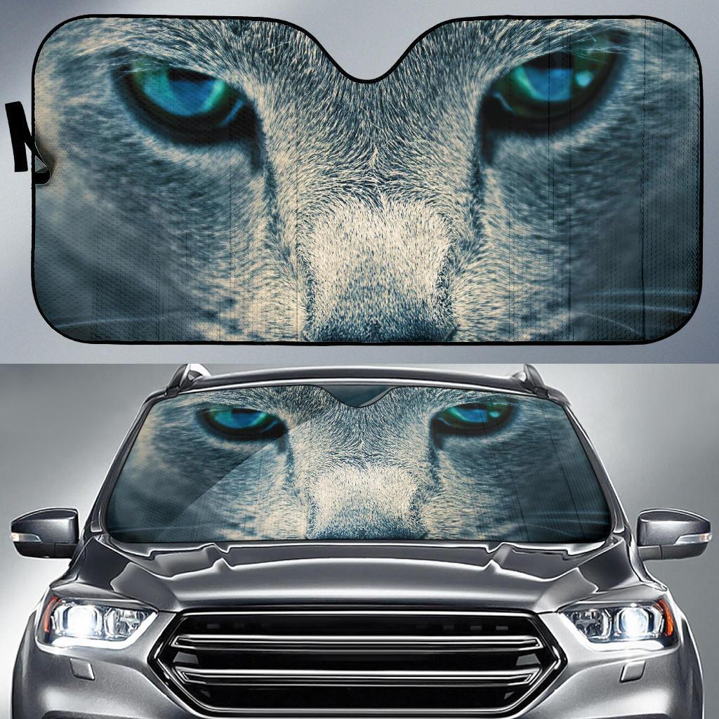 Blue Cat Eye Car Sun Shades Windshield Accessories Decor Gift Nearkii