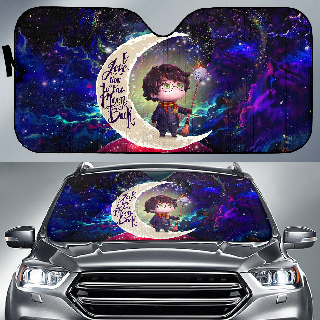 Harry Potter Chibi Love You To The Moon Galaxy Car Auto Sunshades Nearkii