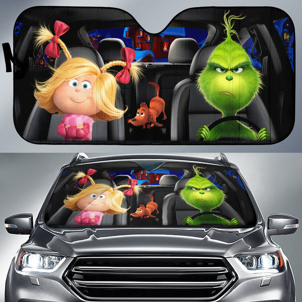 The Grinch Cindy And Max Car Auto Sunshades Nearkii