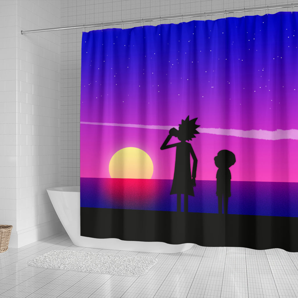 Rick And Morty Shower Curtain Nearkii