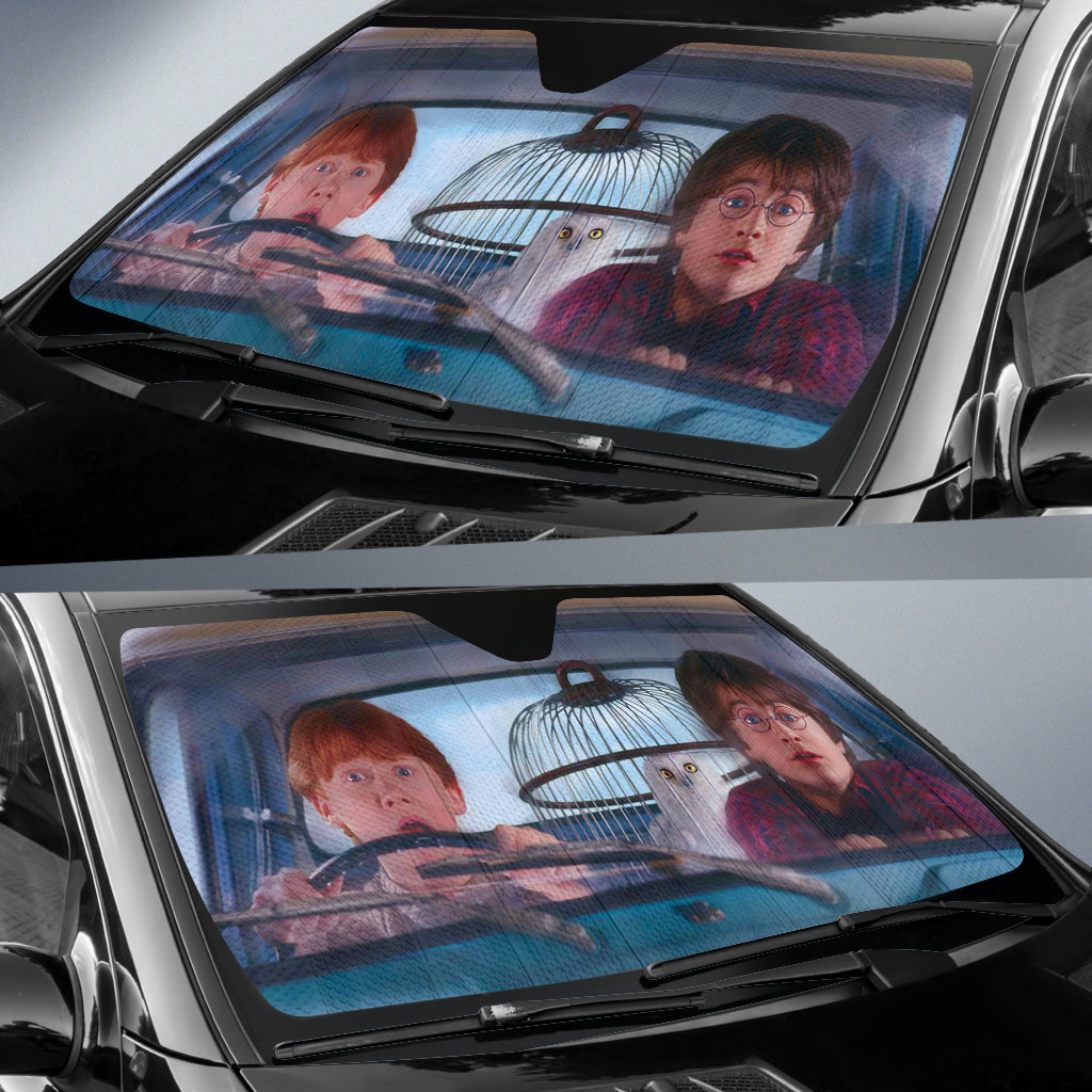 Funny Harry Potter Car Auto Sun Shades Windshield Accessories Decor Gift Nearkii