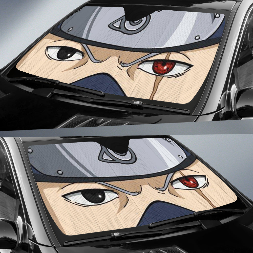 Kakashi Naruto Eyes Car Auto Sunshades Nearkii