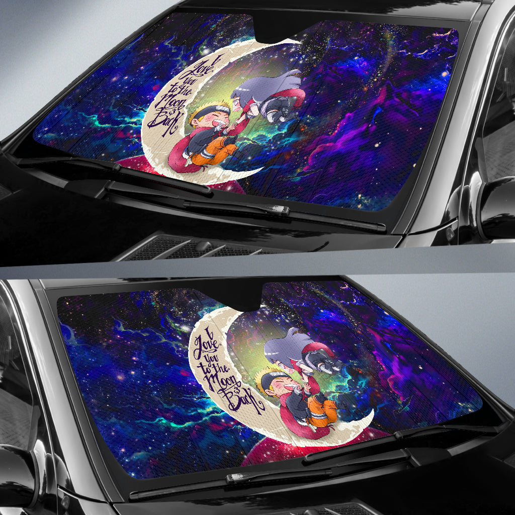 Naruto Couple Love You To The Moon Galaxy Car Auto Sunshades Nearkii