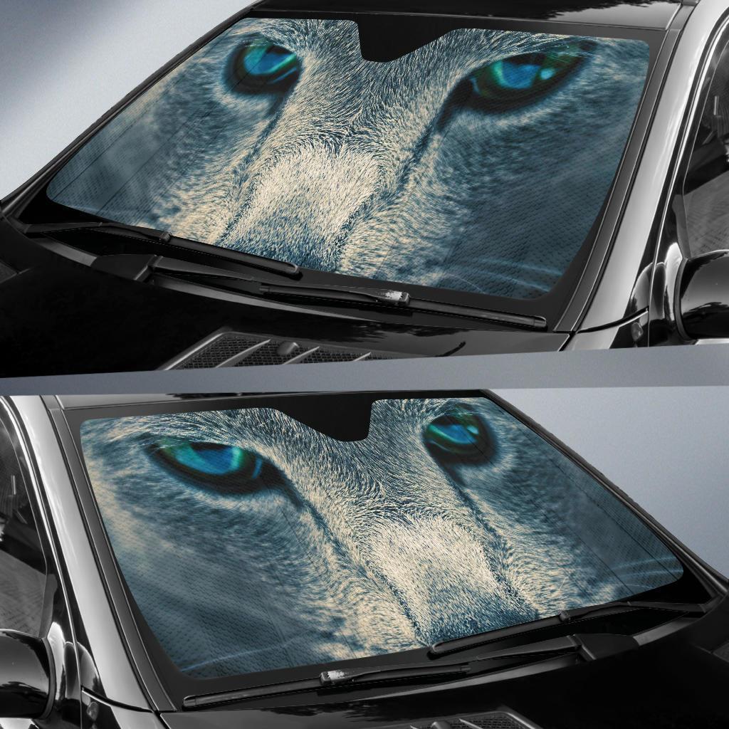 Blue Cat Eye Car Sun Shades Windshield Accessories Decor Gift Nearkii