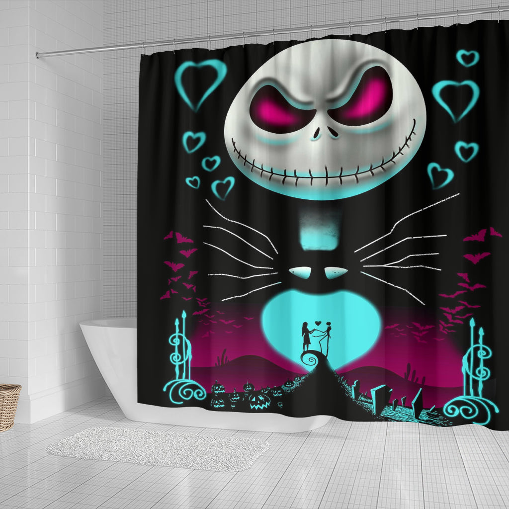 Nightmare Before Christmas Shower Curtain Nearkii