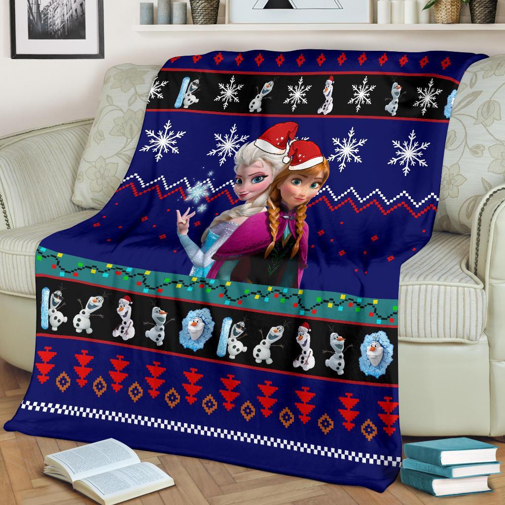 Frozen Christmas Blanket Amazing Gift Idea Nearkii