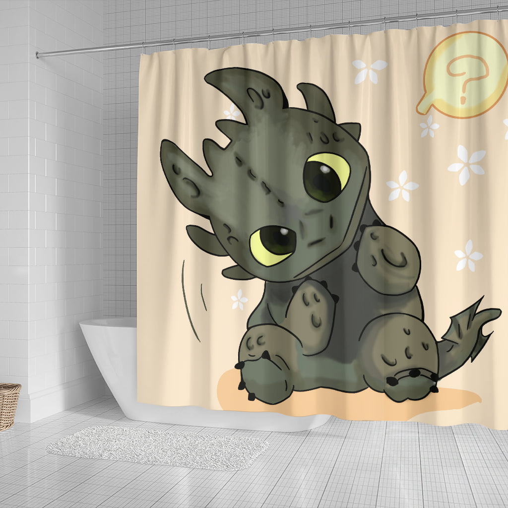 Toothless Shower Curtain Nearkii