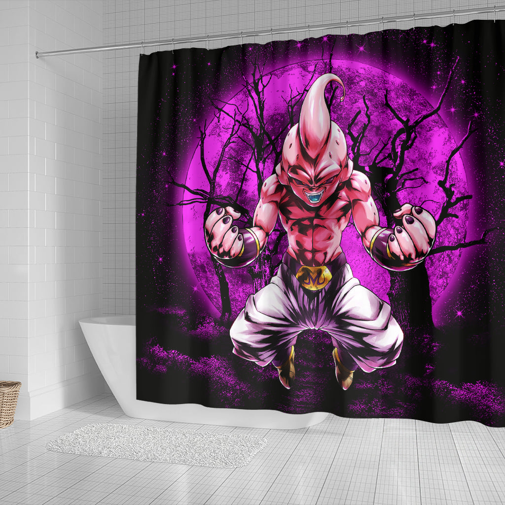 Kidbuu Dragon Ball Anime Moonlight Shower Curtain Nearkii