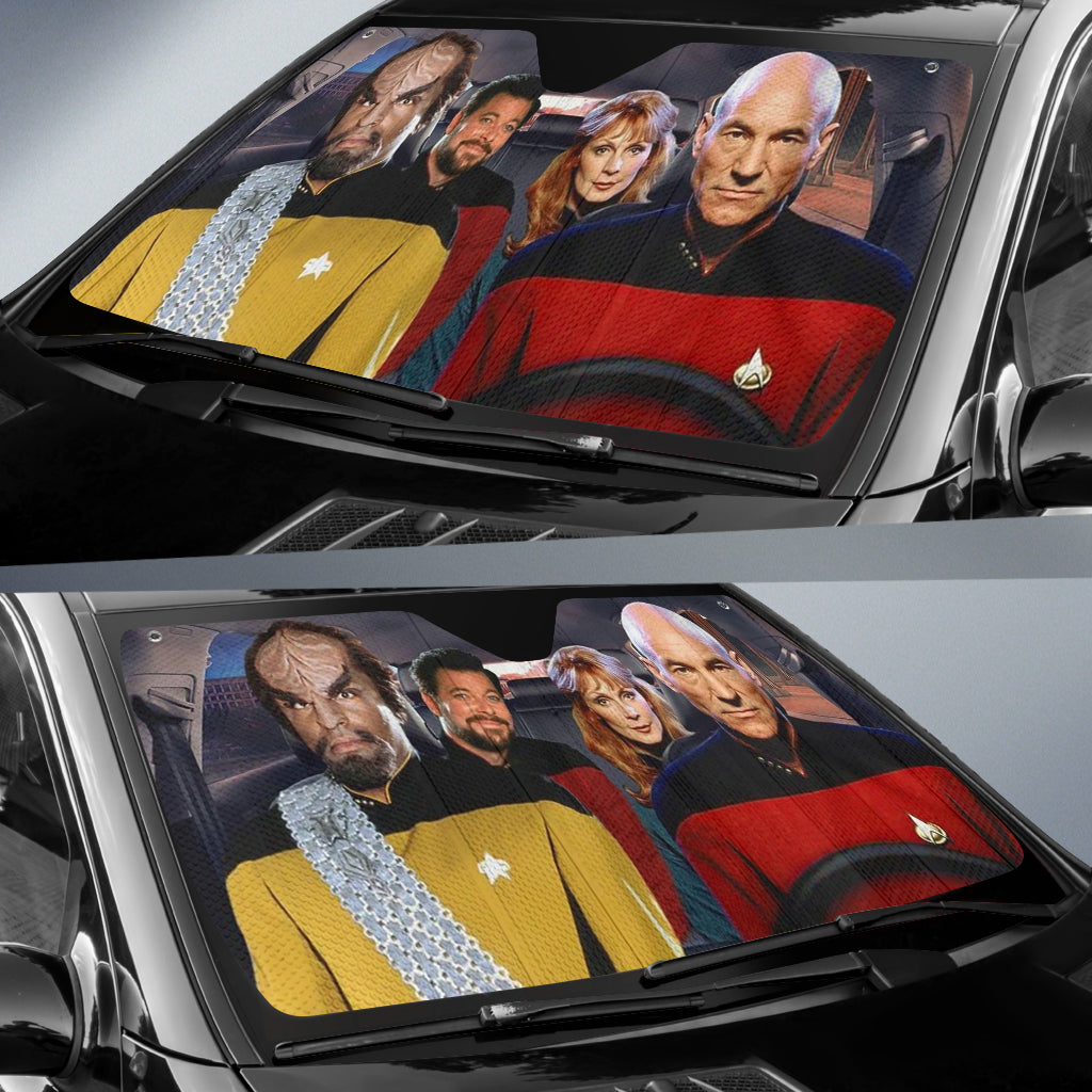 Star Trek The Next Generation Car Auto Sun Shades Windshield Accessories Decor Gift Nearkii