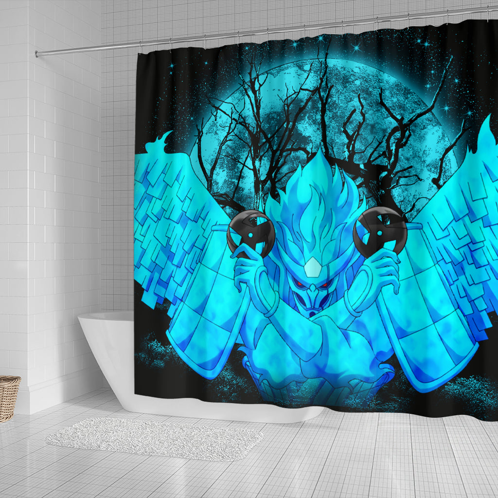 Kakashi Perfect Susano Anime Moonlight Shower Curtain Nearkii