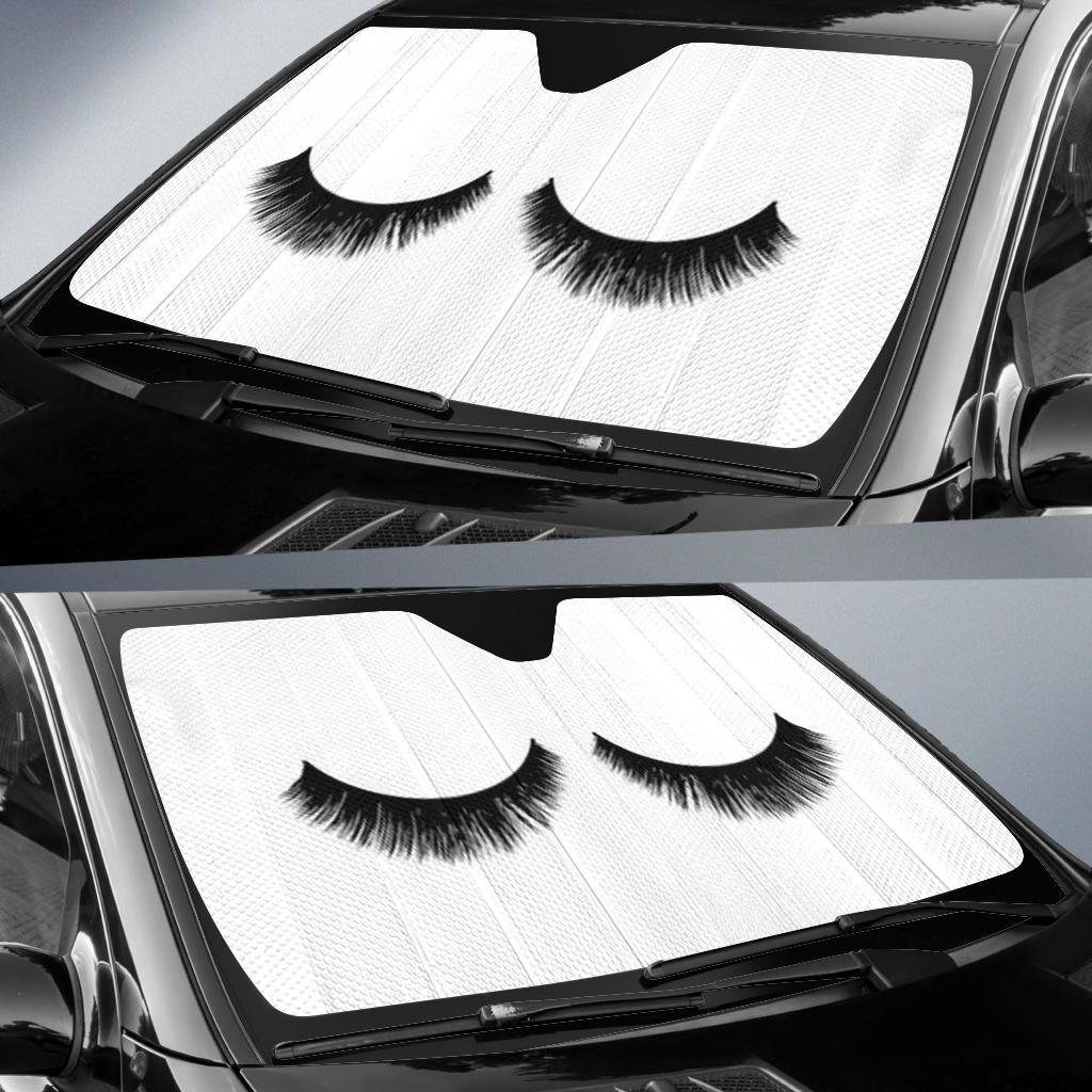 Sleep Eyes Car Sun Shades Windshield Accessories Decor Gift Nearkii