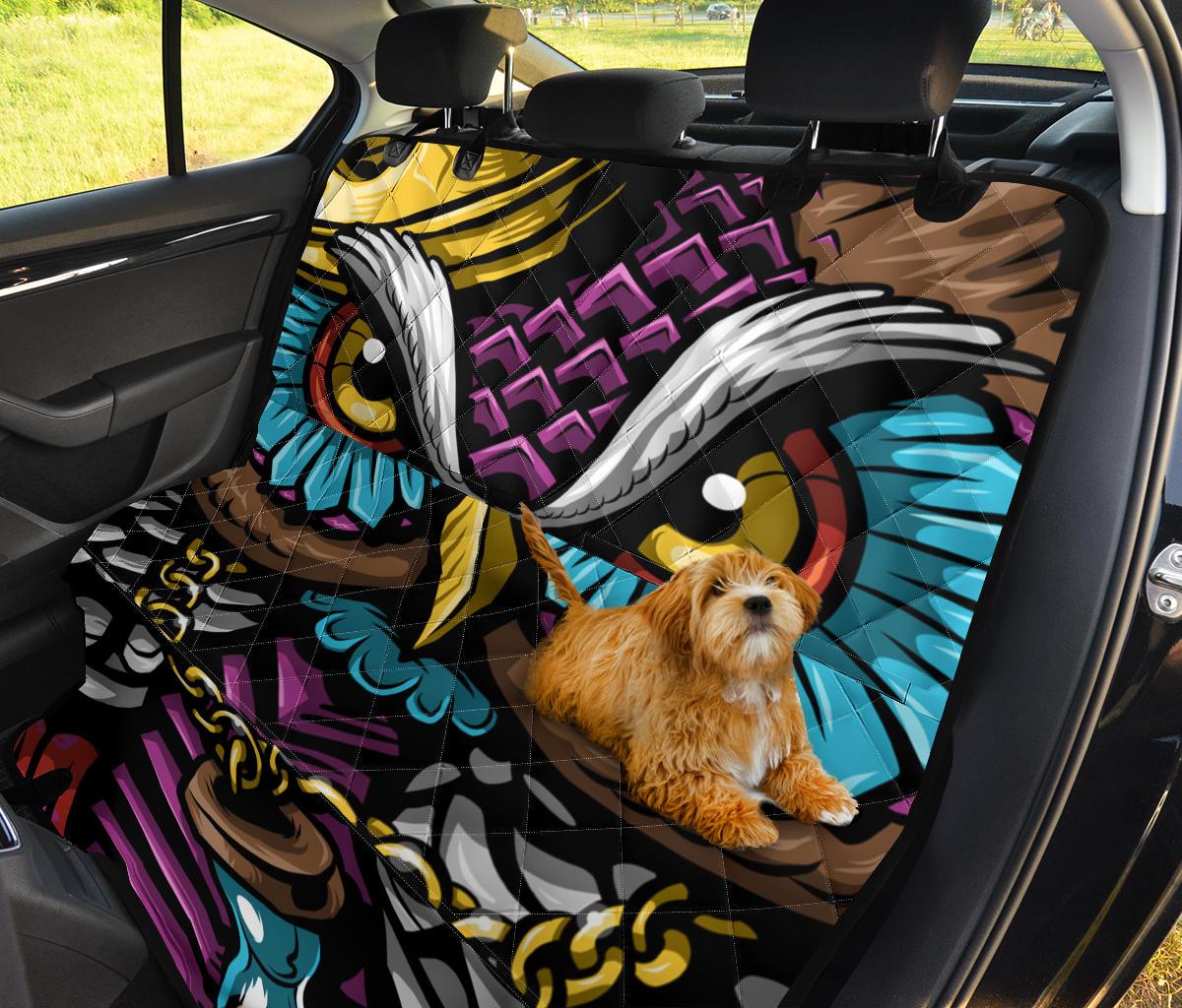 owl-art-pet-seat-cover