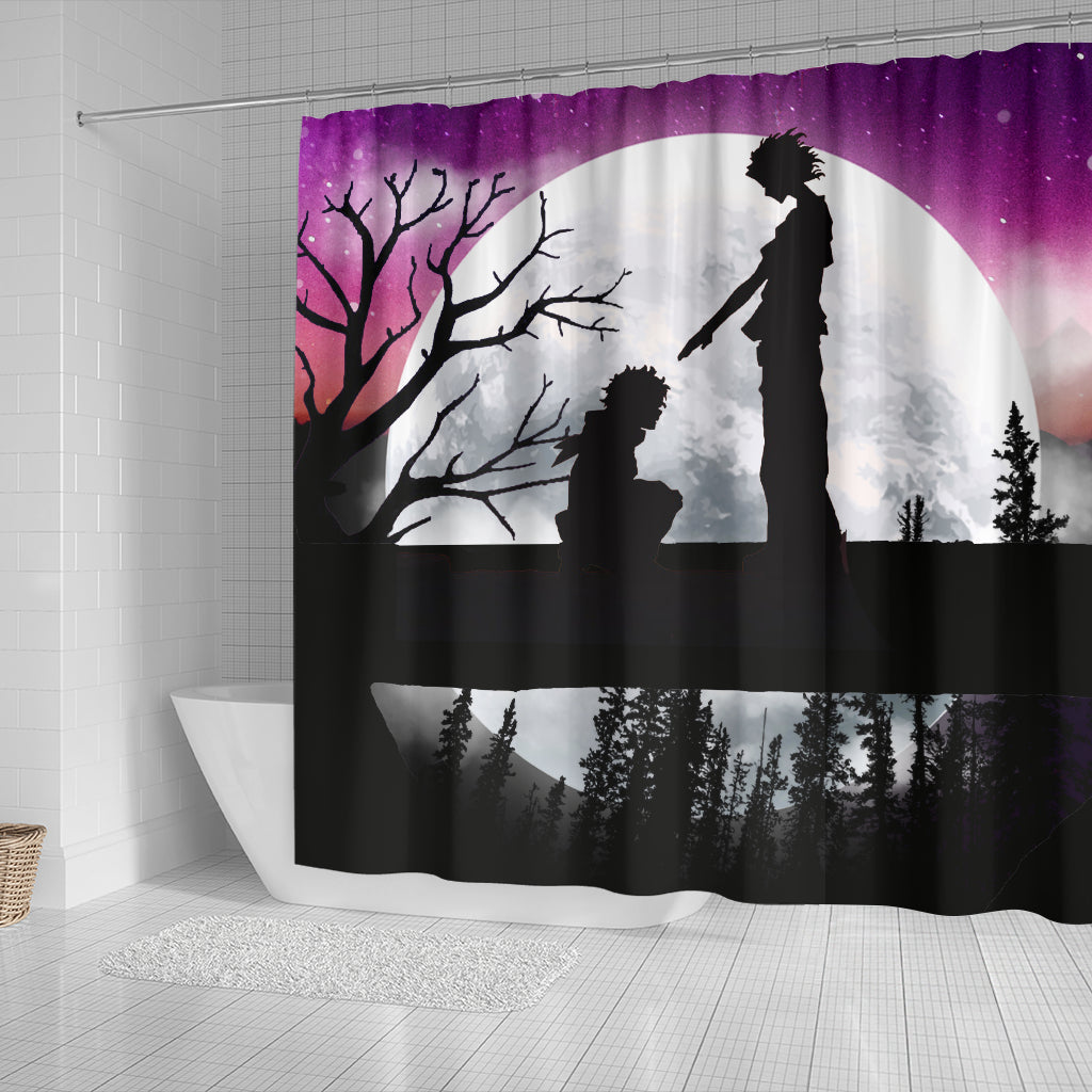 My Hero Academia Moon Night Shower Curtain Nearkii