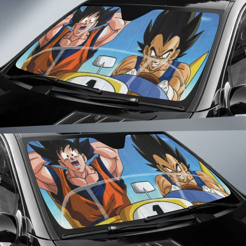 Dragon Ball Goku And Vegeta Car Auto Sunshades Nearkii