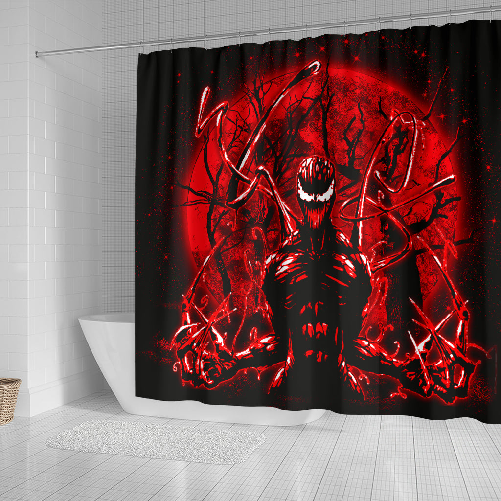 Carnage Moonlight Shower Curtain Nearkii