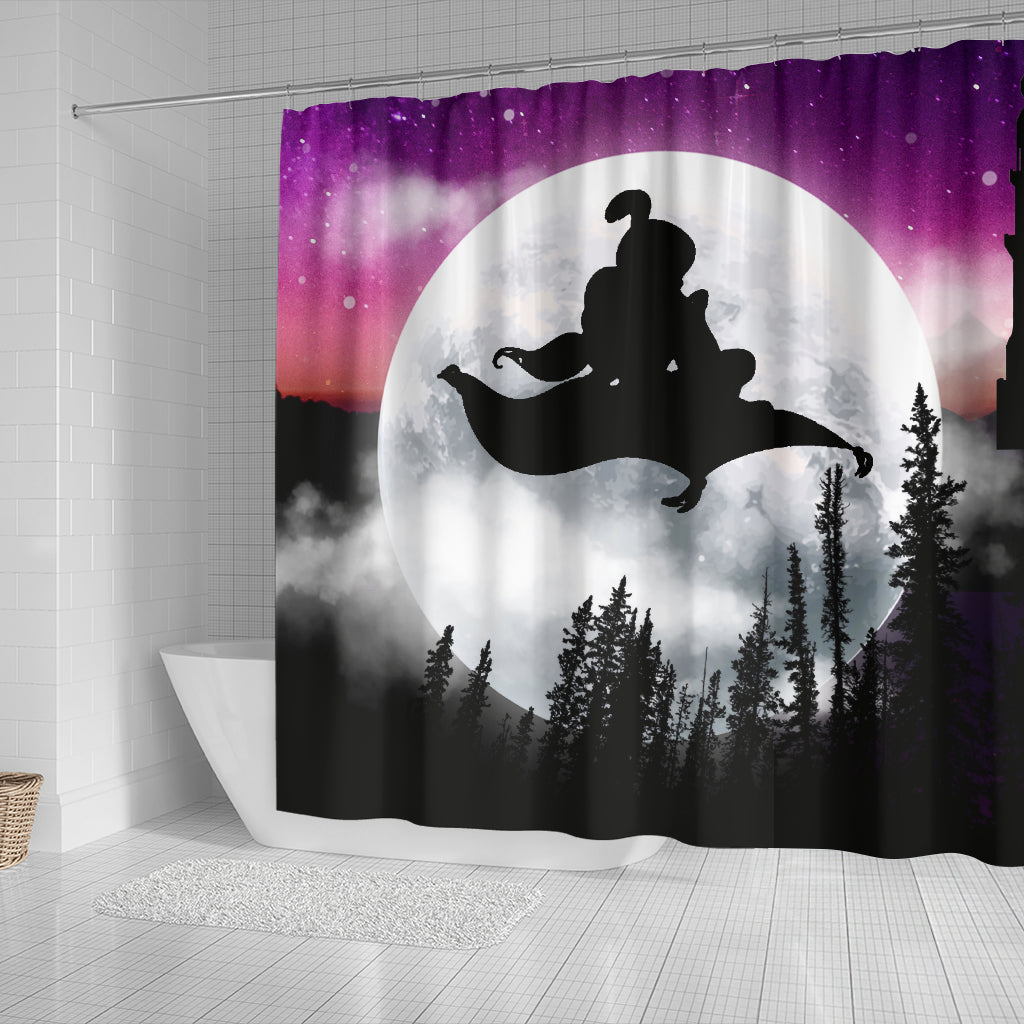 Aladin Moon Night Shower Curtain Nearkii