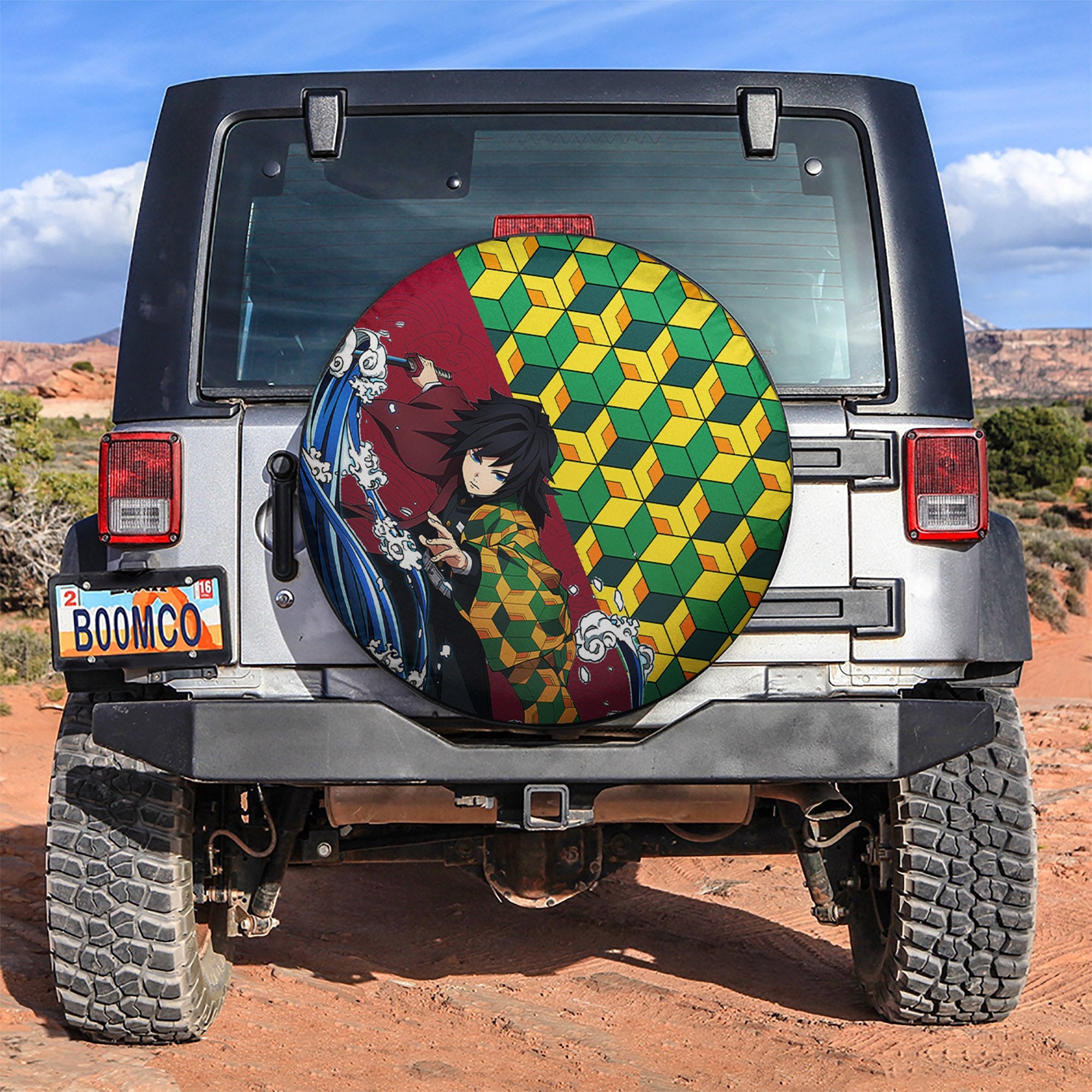 Giyu Tomioka Car Spare Tire Covers Gift For Campers Nearkii