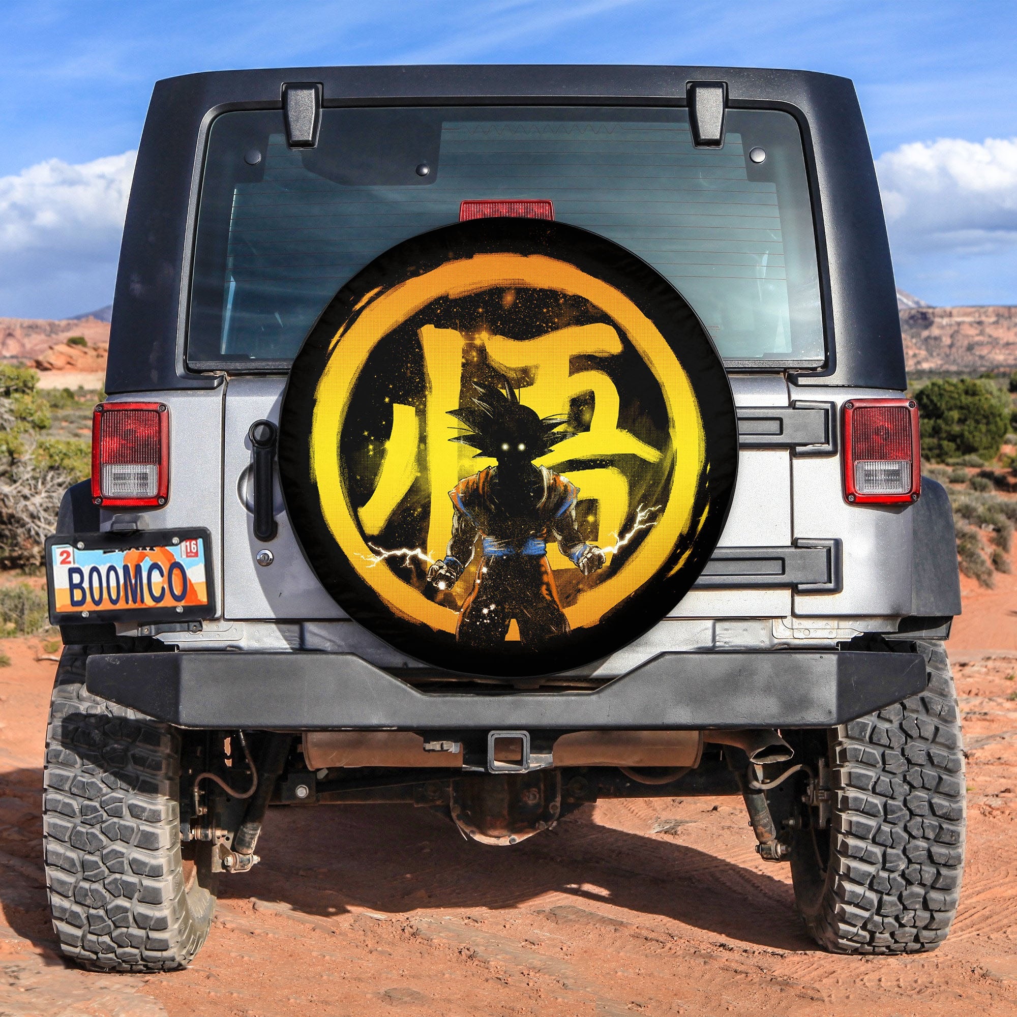 Goku Emblem Spare Tire Cover Gift For Campers Nearkii