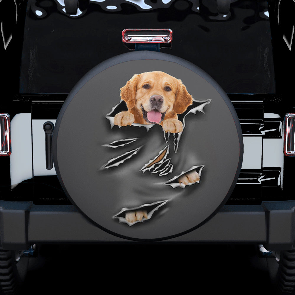 Golden Retriever Car Spare Tire Cover Gift For Campers Nearkii