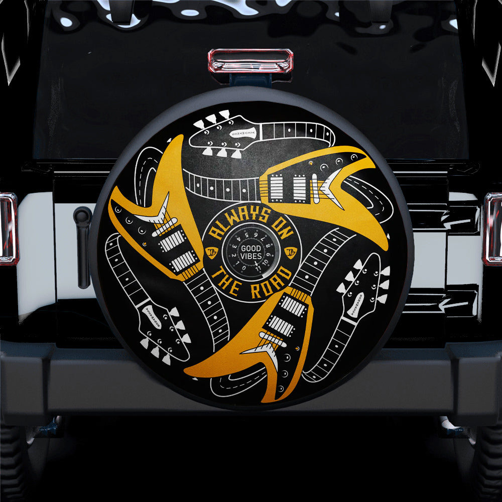 Guitar Lover Car Spare Tire Covers Gift For Campers Nearkii