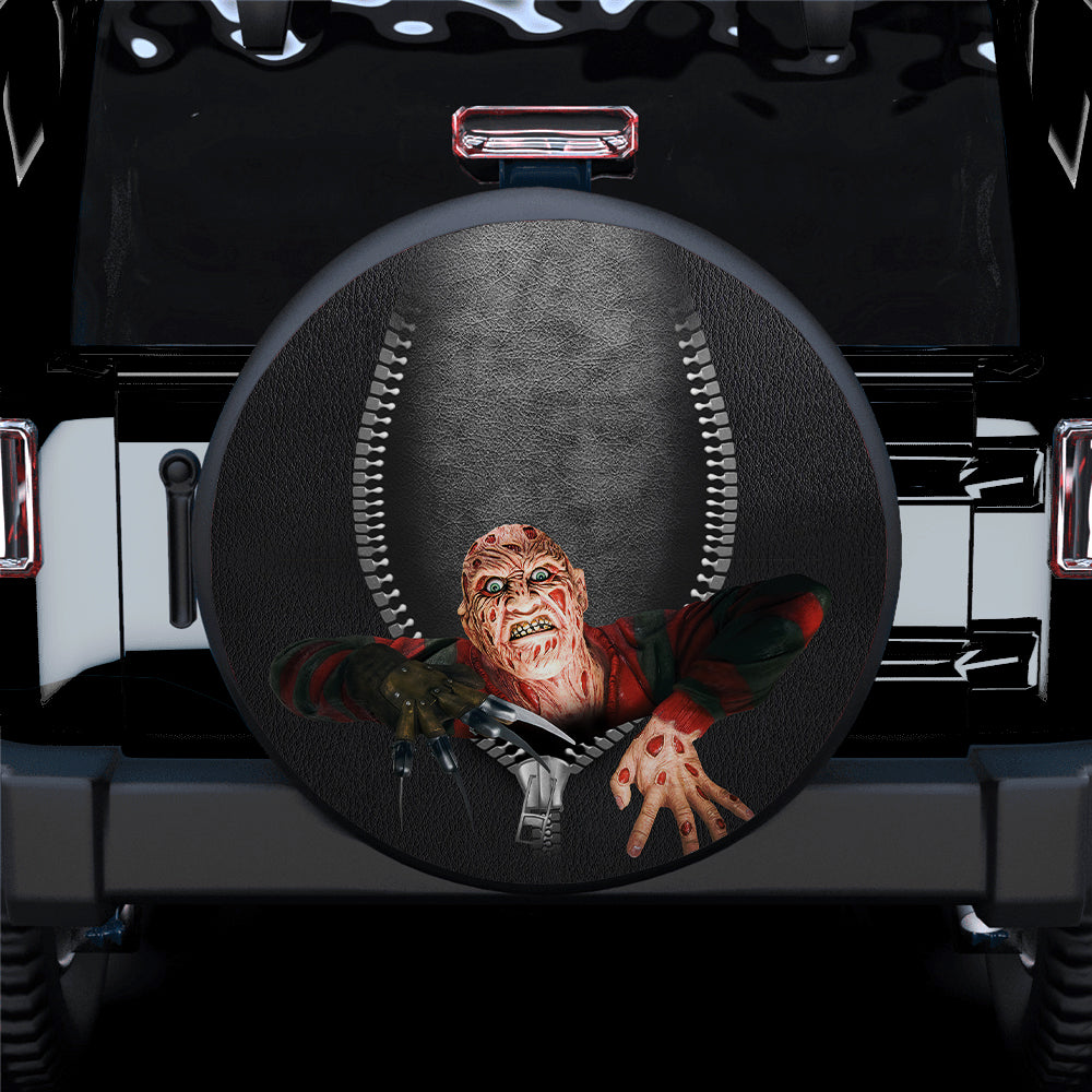 Freddy Krueger Zipper Car Spare Tire Gift For Campers Nearkii