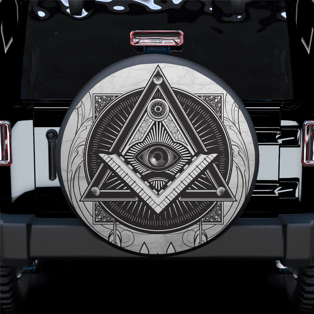 Illuminati Car Spare Tire Covers Gift For Campers Nearkii