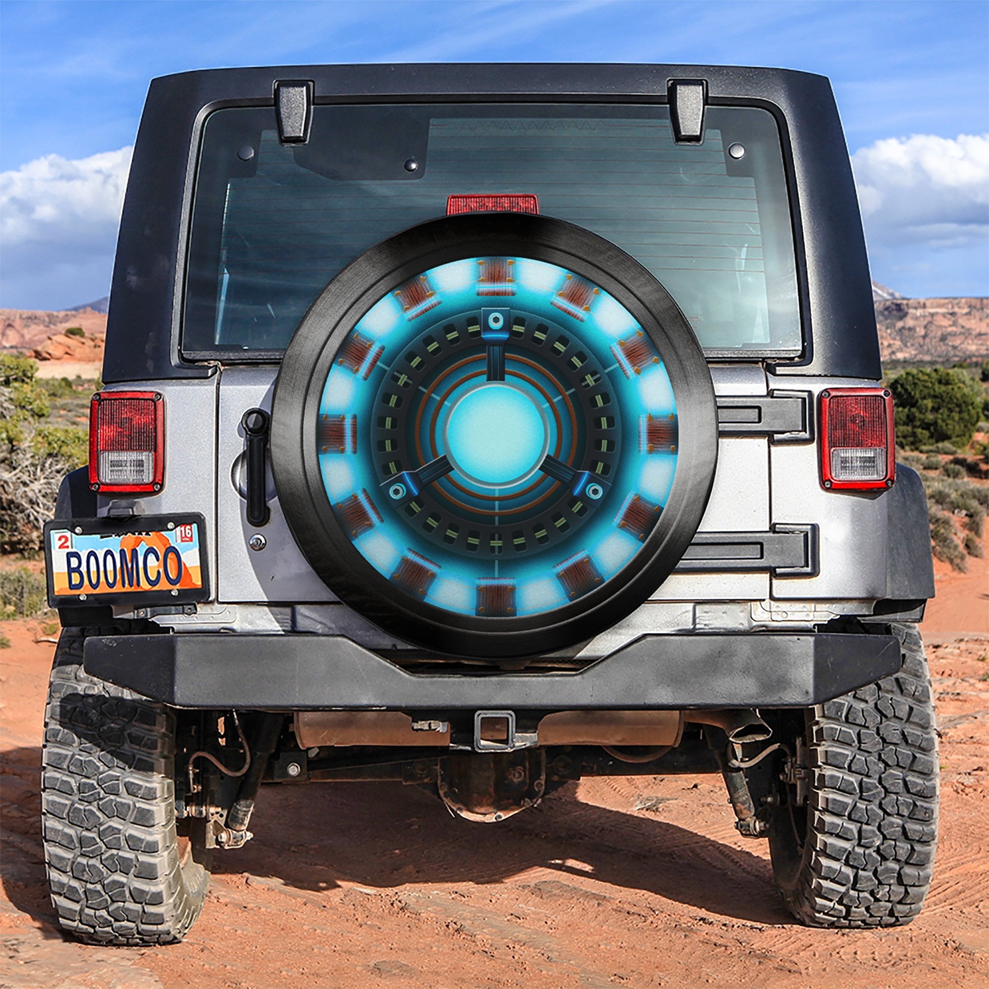 Iron Man Arc Reactor Car Spare Tire Covers Gift For Campers Nearkii