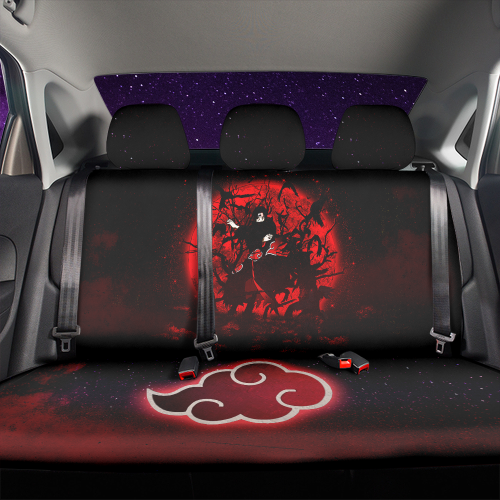 Itachi Moon Reg Moonlight Galaxy Premium Custom Car Back Seat Covers Decor Protectors Nearkii