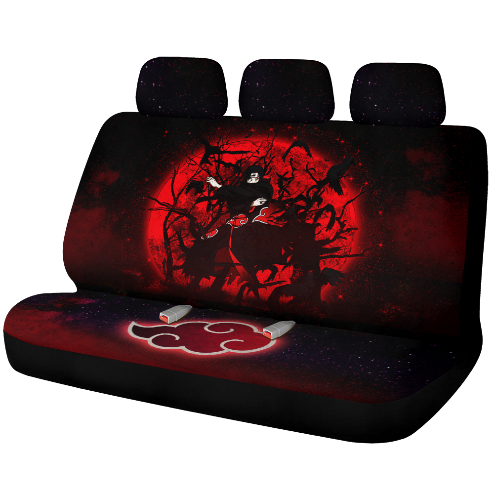 Itachi Moon Reg Moonlight Galaxy Premium Custom Car Back Seat Covers Decor Protectors Nearkii