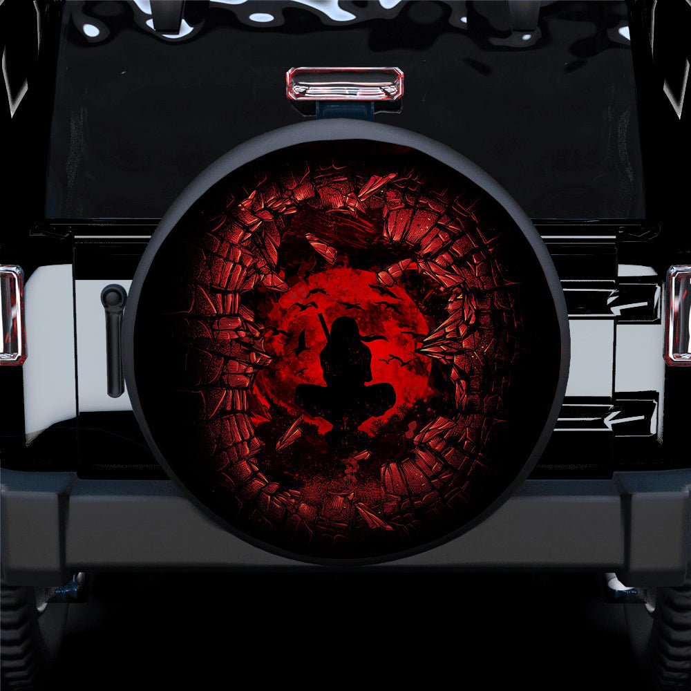 Itachi Naruto Moon Break Wall Car Spare Tire Covers Gift For Campers Nearkii