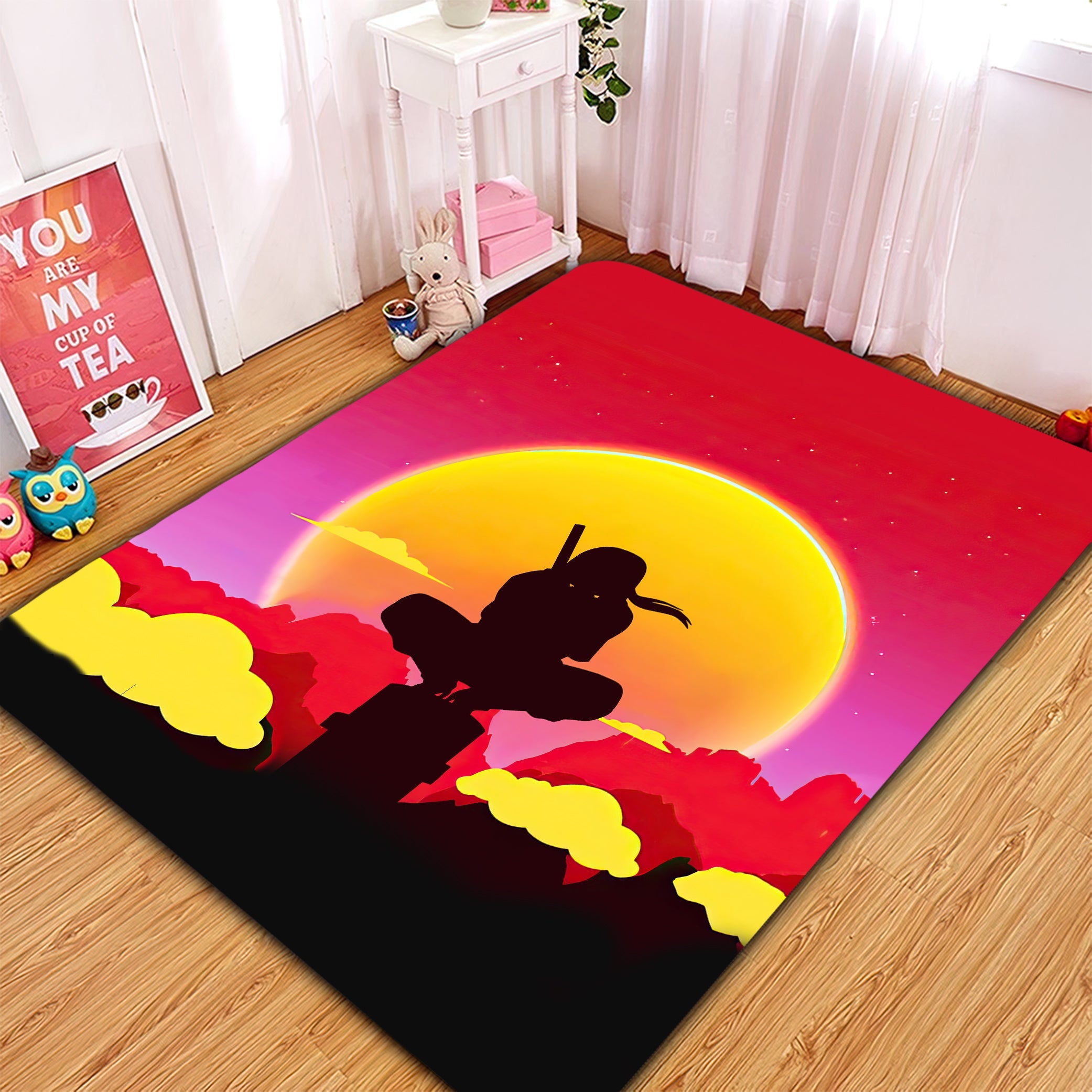 Itachi Naruto Rug Carpet Rug Home Room Decor Nearkii