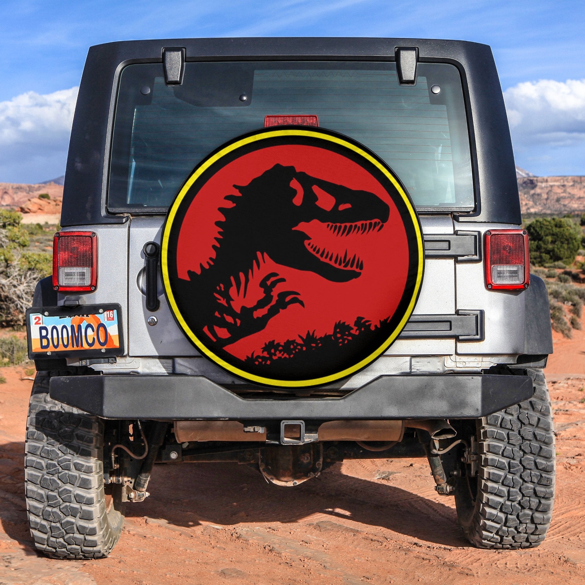 Jurassic Park Spare Tire Cover Gift For Campers Nearkii