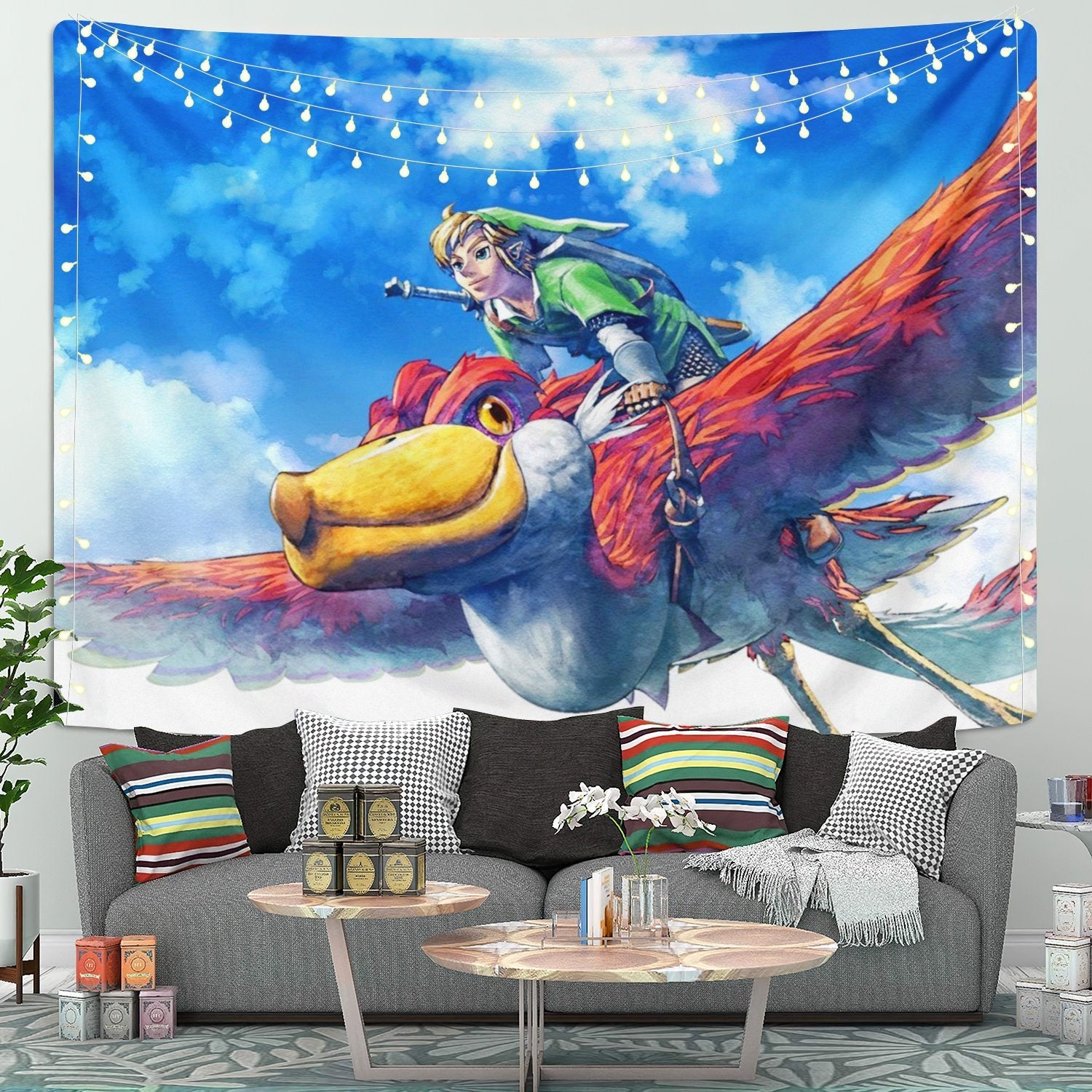 Legend Of Zelda Skyward Sword Tapestry Room Decor Nearkii