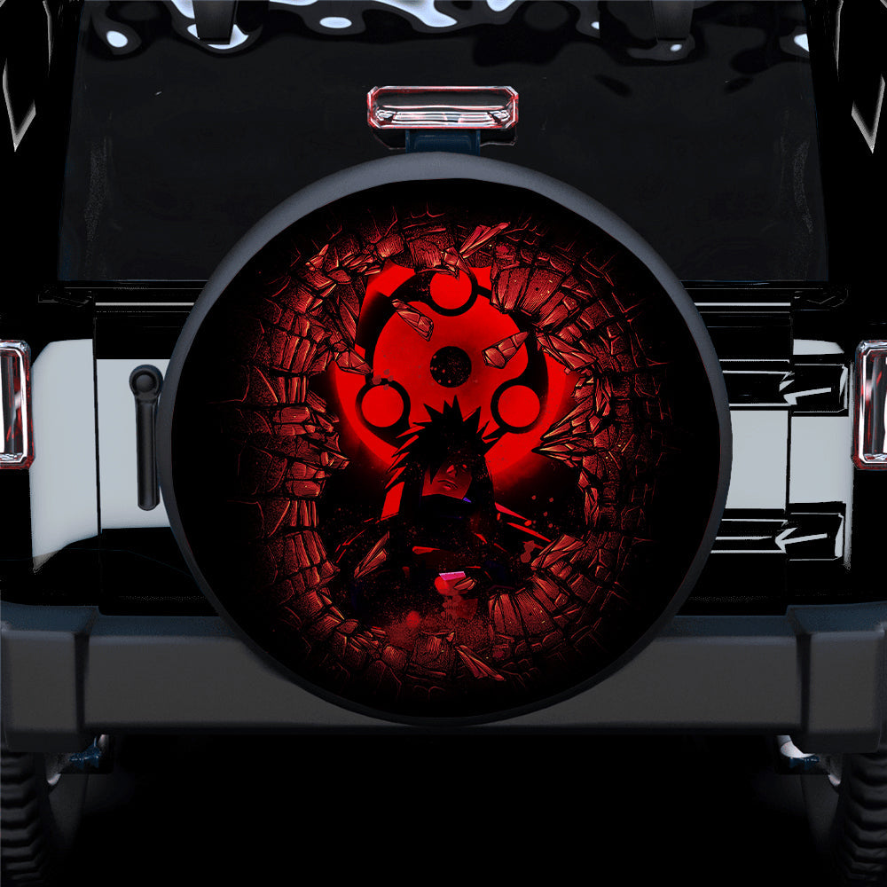 Madara Uchiha Naruto Break Wall Car Spare Tire Covers Gift For Campers Nearkii