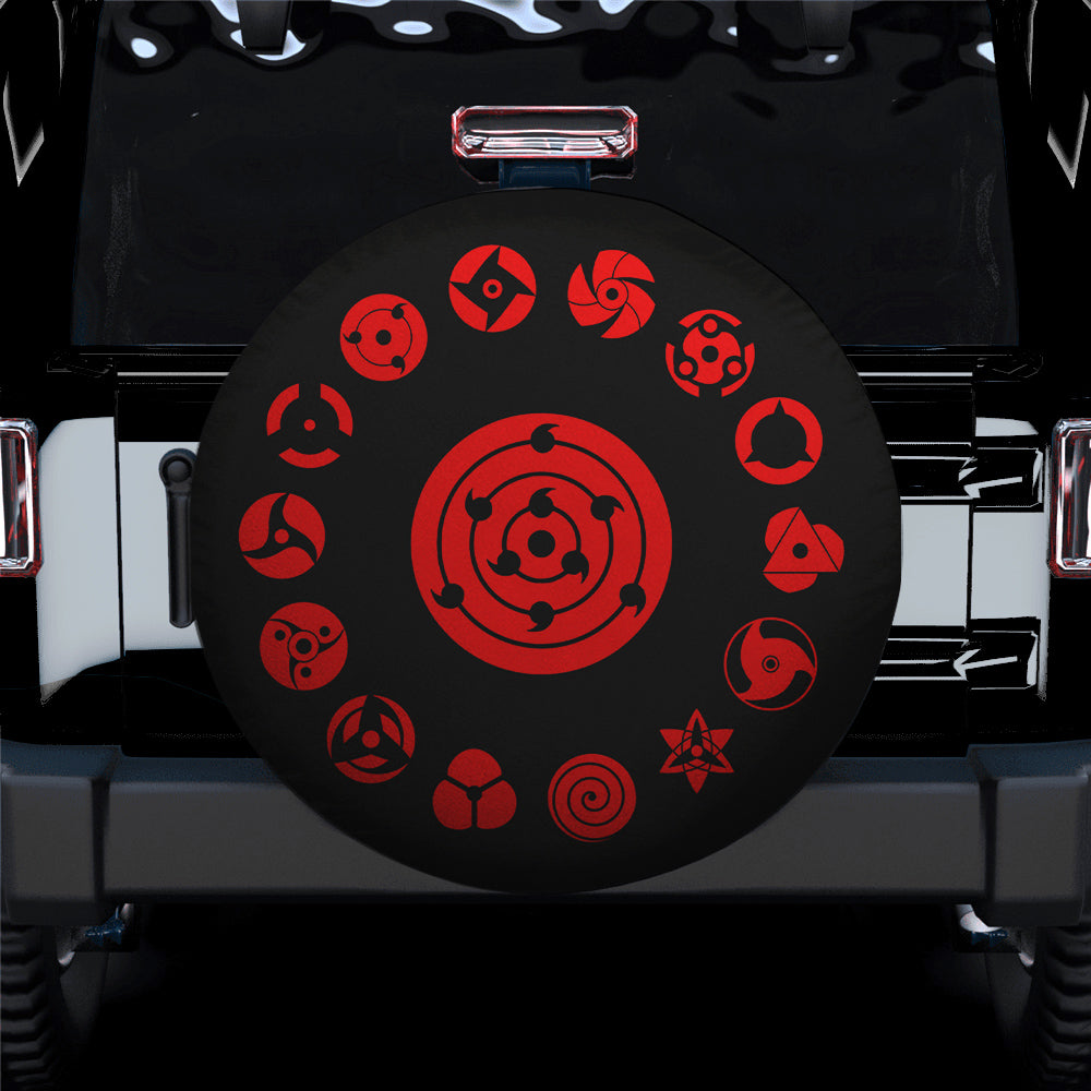 Mangekyou Sharingan Spare Tire Cover Gift For Campers Nearkii