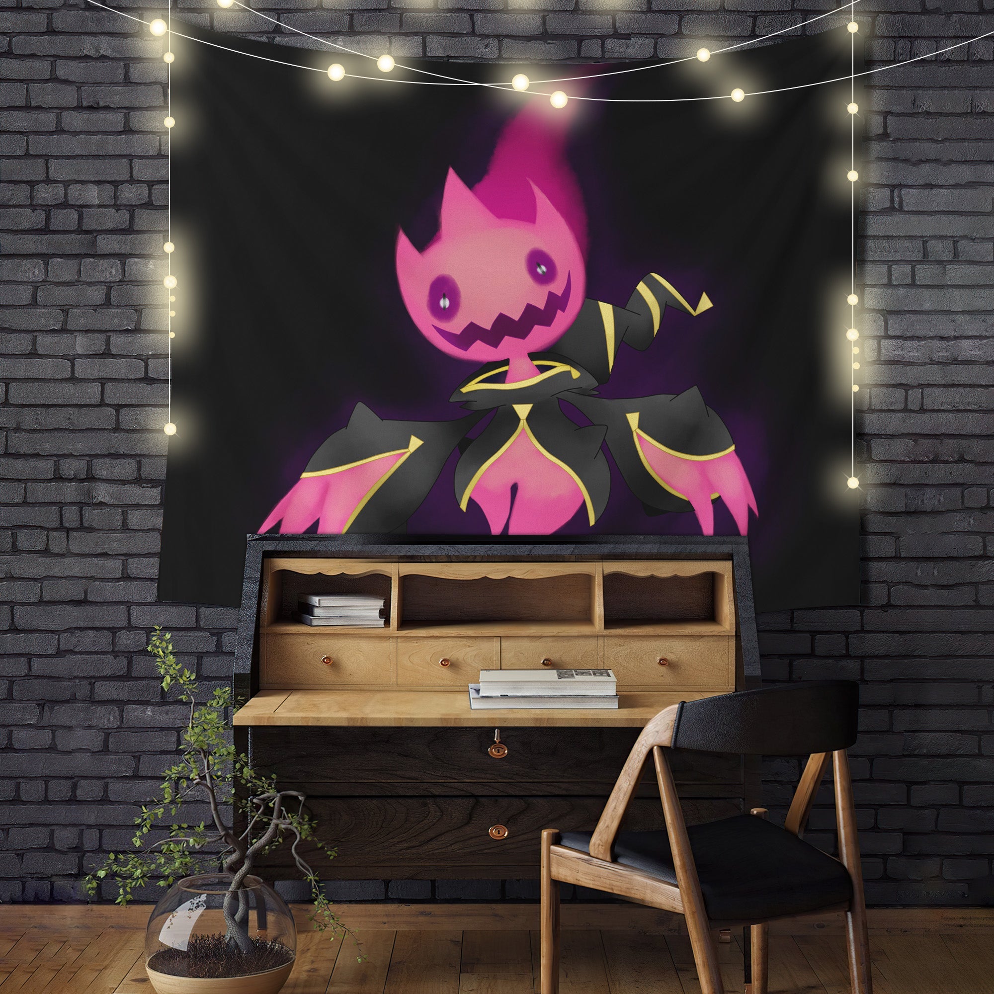 Mega Banette Pokemon Tapestry Room Decor Nearkii