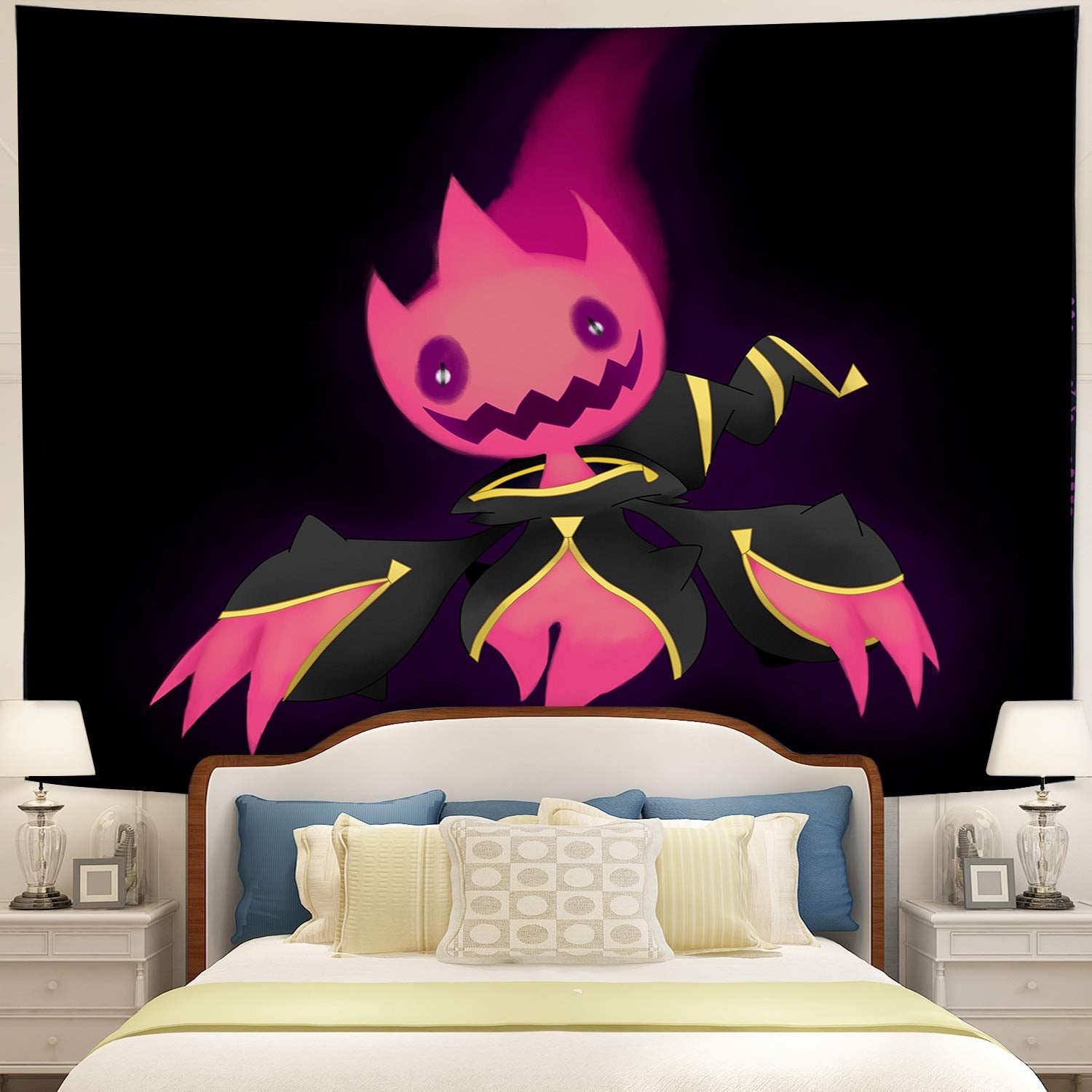 Mega Banette Pokemon Tapestry Room Decor Nearkii