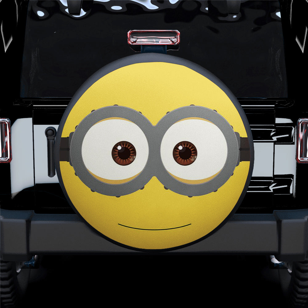 Minion Eyes Car Spare Tire Covers Gift For Campers Nearkii