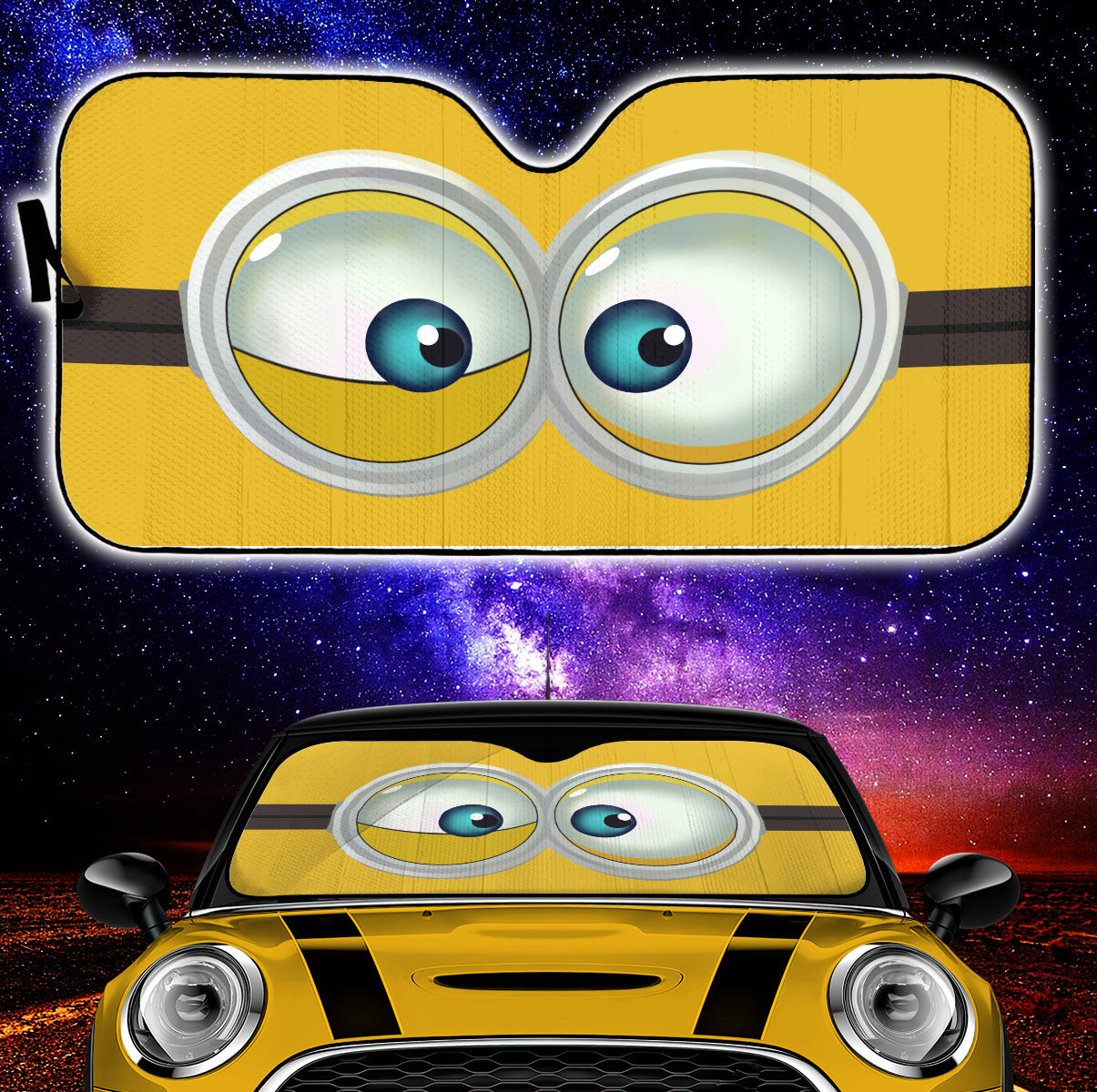 Minion Eyes Auto Sun Shades Nearkii