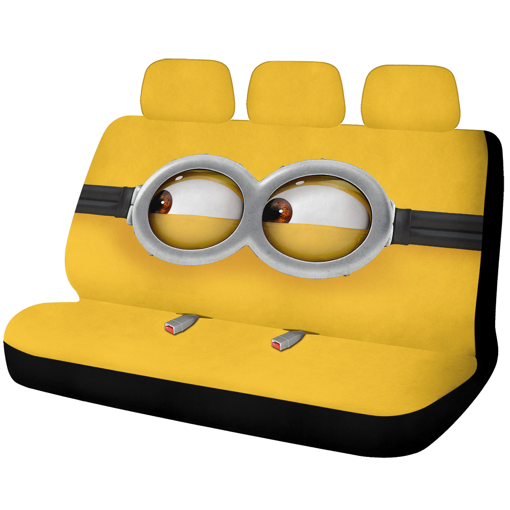 Minion Eyes Car Back Seat Covers Decor Protectors Nearkii