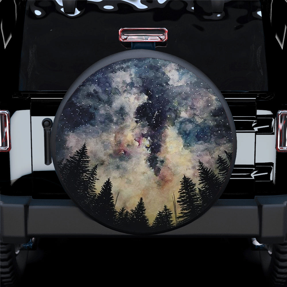 Night Sky Decor Jeep Car Spare Tire Cover Gift For Campers Nearkii