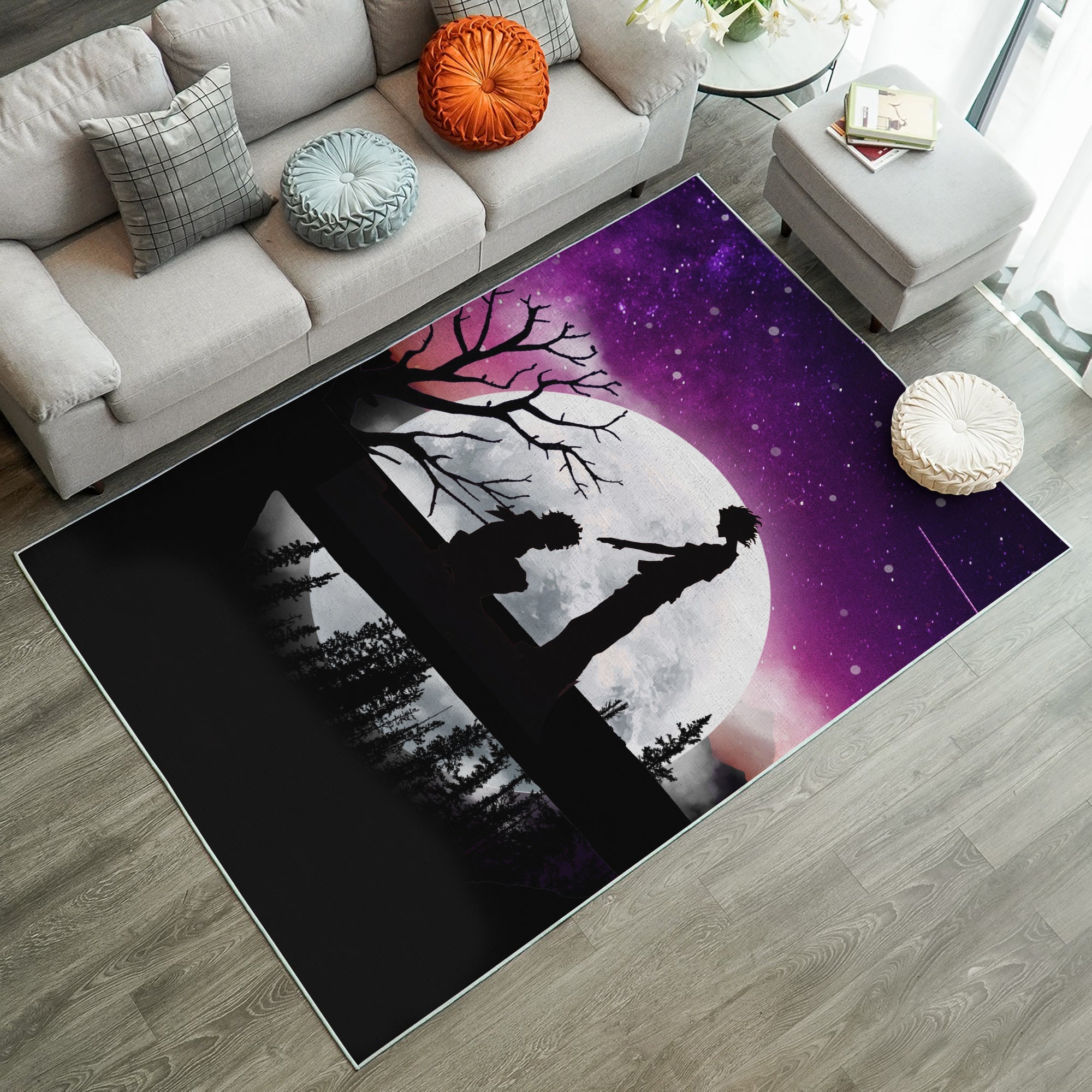 My Hero Academia Moon Night Rug Carpet Rug Home Room Decor Nearkii