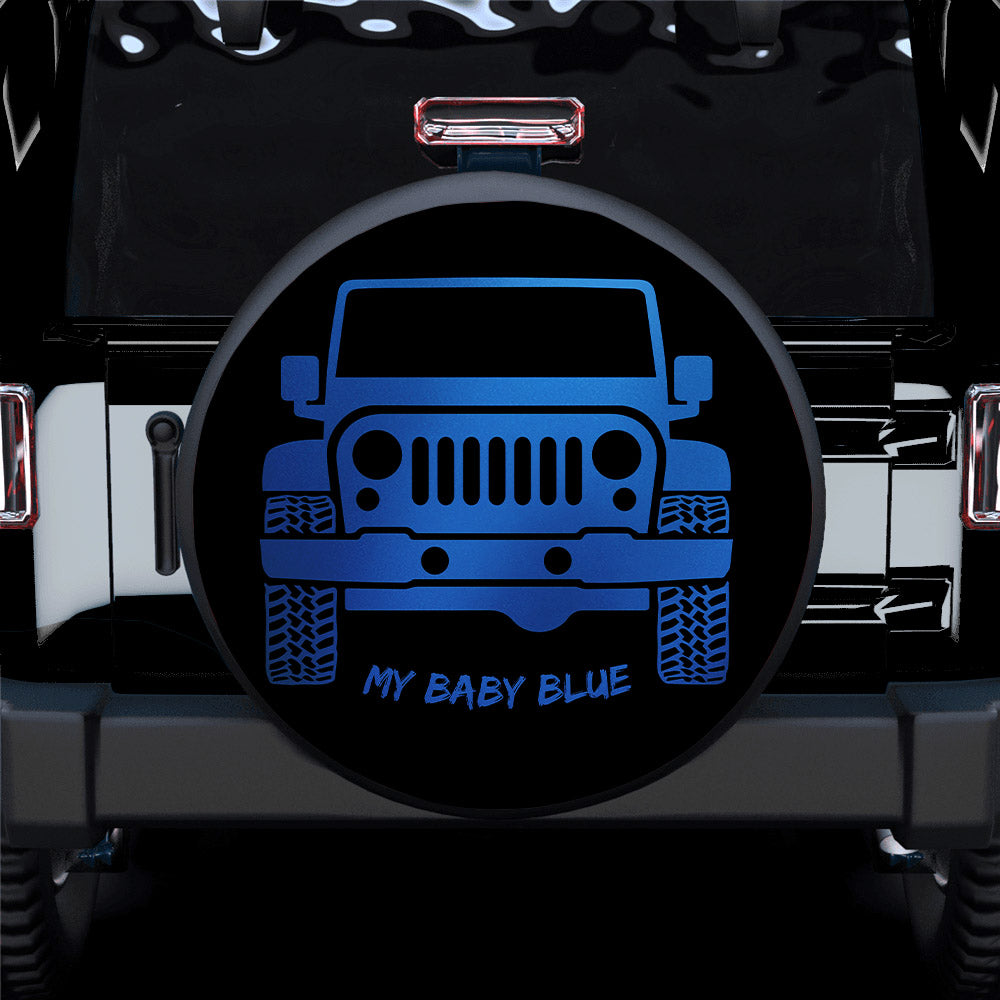 My Baby Blue Jeep Car Spare Tire Covers Gift For Campers Nearkii