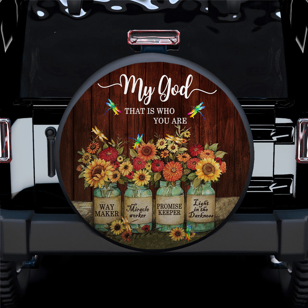 My God That Is Who You Are Car Spare Tire Covers Gift For Campers Nearkii